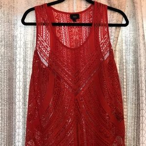 SOLD Xhiliration Scoop Neck Tank Top L